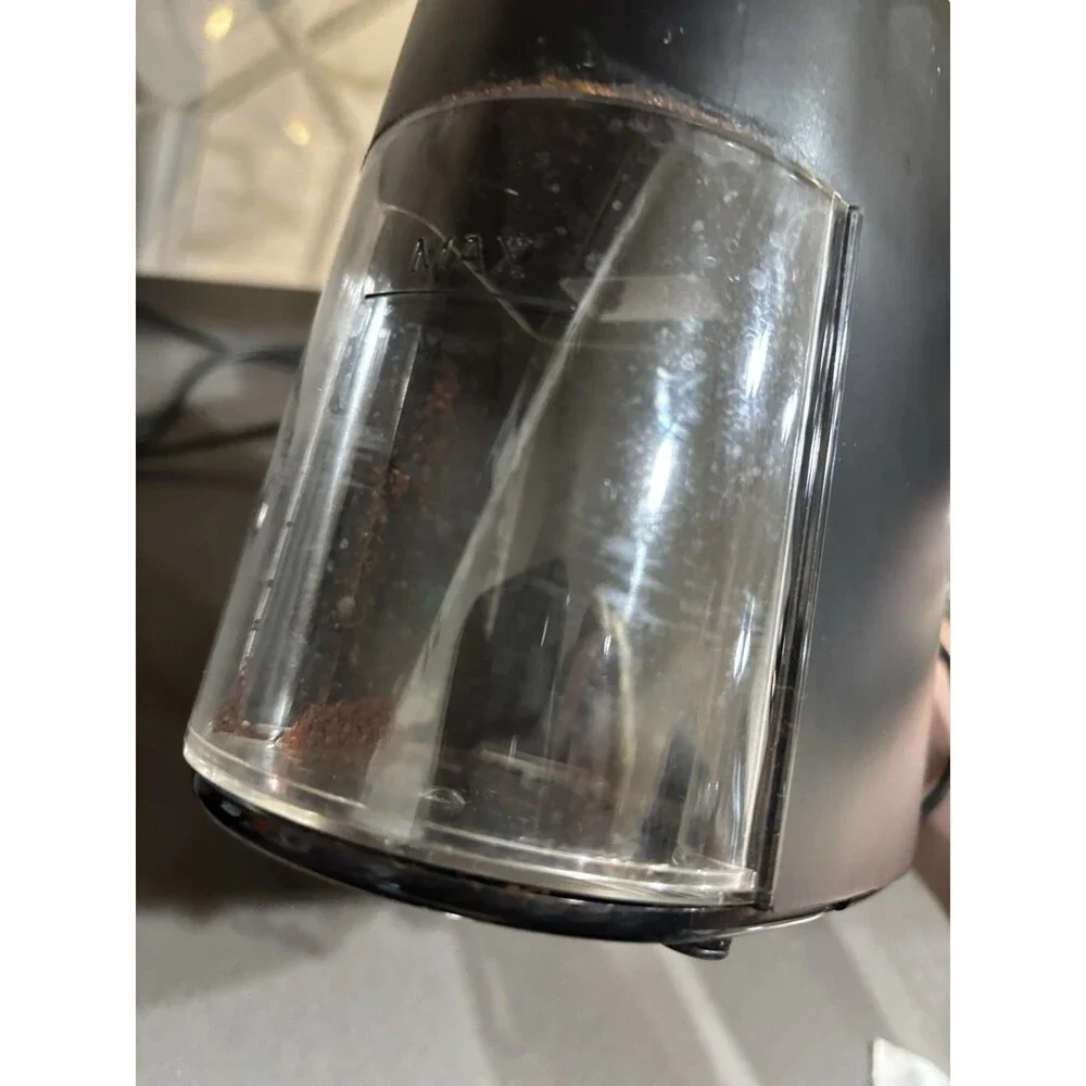 Capresso Infinity Plus Conical Burr Coffee Grinder, Black - Tested Beans Grind